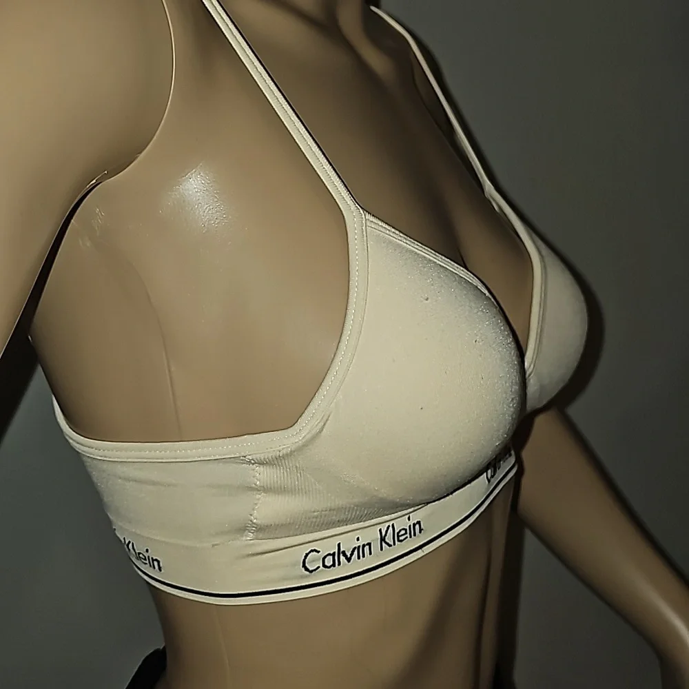 Calvin Klein Seamless Wireless Bra Padded Cups Modern Cotton 32A NWOT - Picture 5 of 12